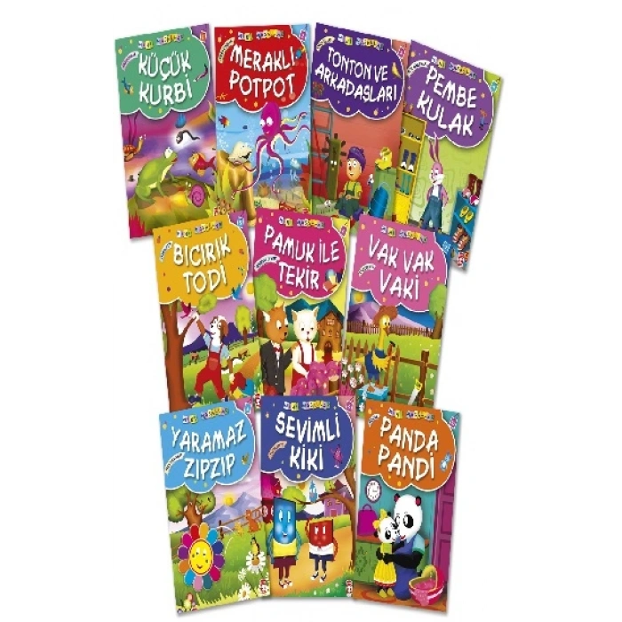 Mini Masallar 1  Set - (10 Kitap)