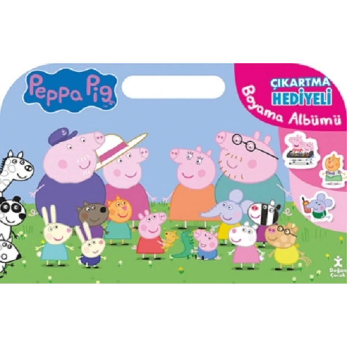 Peppa Pig Çıkartma Hediyeli Boyama Albümü