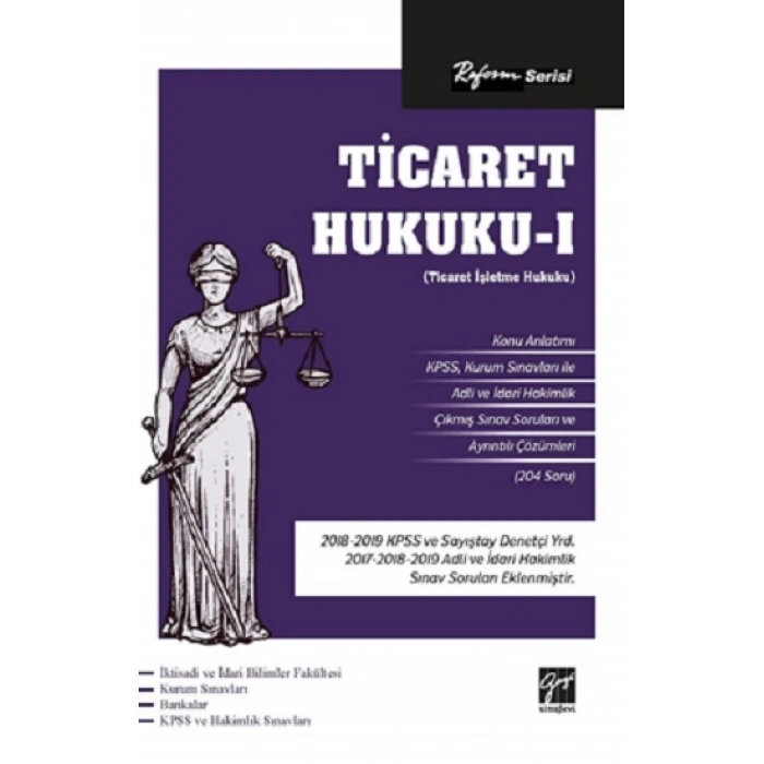 Reform Serisi Ticaret Hukuku - I
