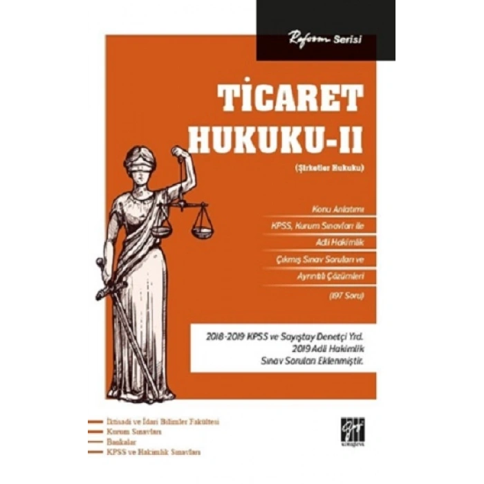 Reform Serisi Ticaret Hukuku - Iı (şirketler Hukuku)