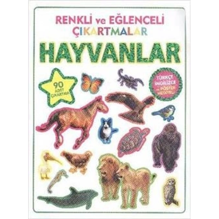 Renkli Ve Eğlenceli Çıkartmalar - Hayvanlar (animals)