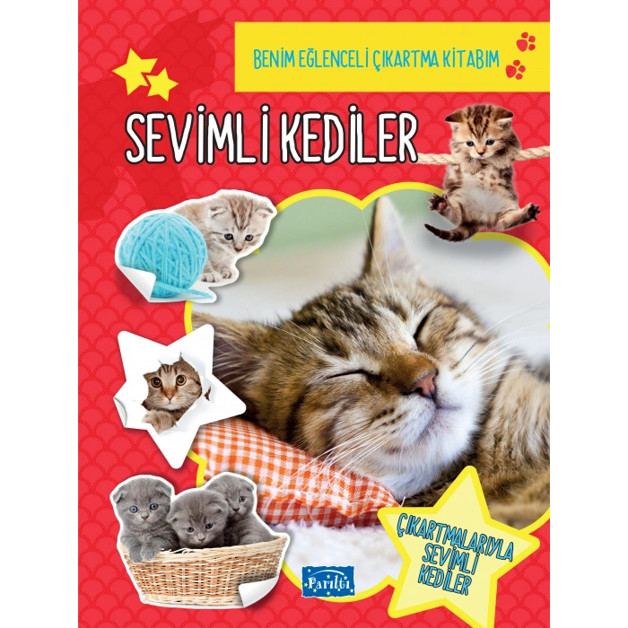 Sevimli Kediler -  Benim Eğlenceli Çıkartma Kitabım