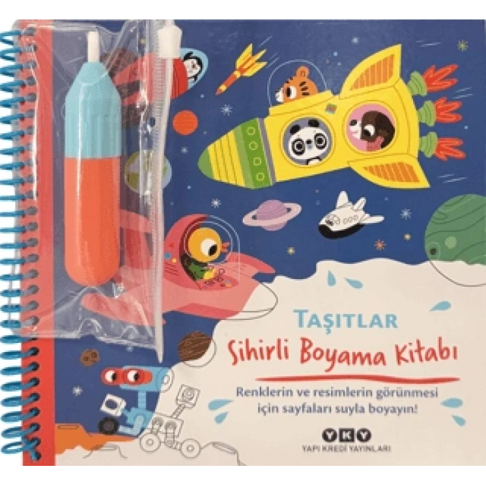 Sihirli Boyama Kitabı – Taşıtlar (ciltli)