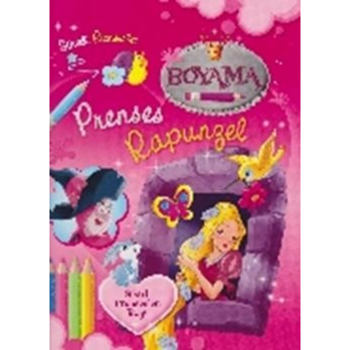 Sihirli Prensesler Boyama - Prenses Rapunzel