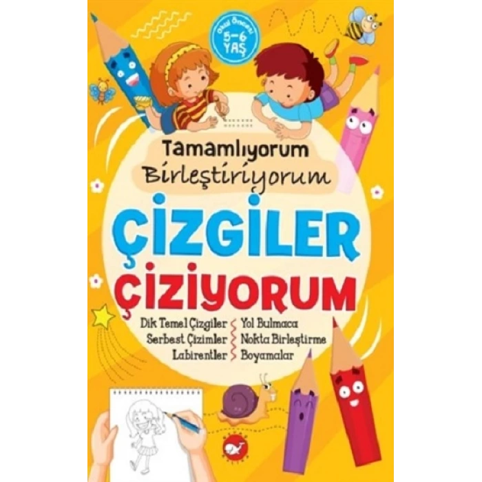 Tamamlıyorum Birleştiriyorum - Çizgiler Çiziyorum
