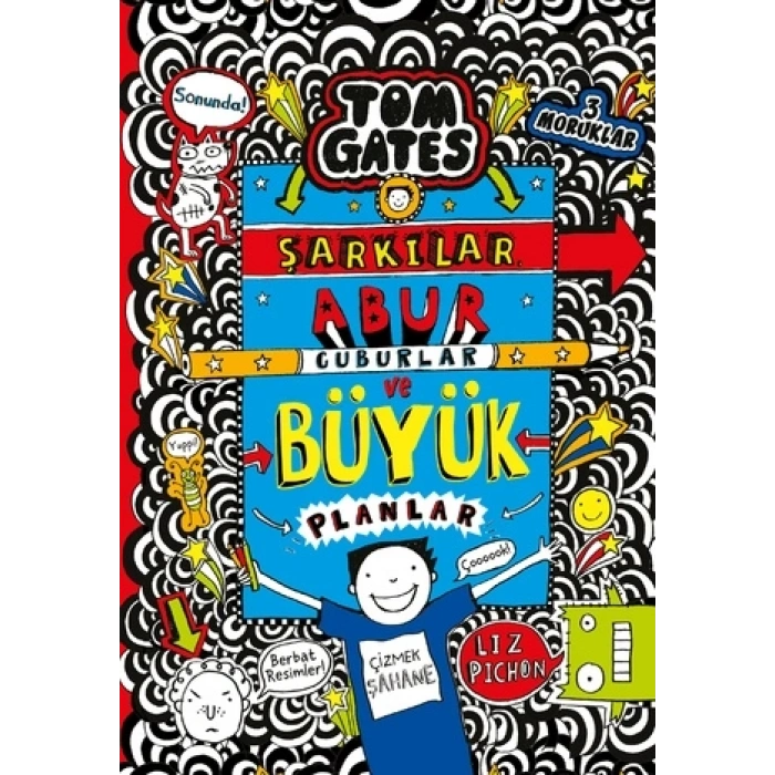 Tom Gates - 14 Şarkılar, Abur Cuburlar Ve Büyük Planlar (ciltli)
