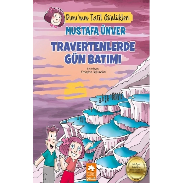 Travertenlerde Gün Batımı