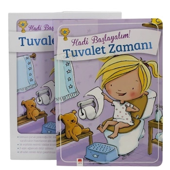 Tuvalet Zamanı - Kızlar İçin Tuvalet Eğitimi Kitabı (ciltli)