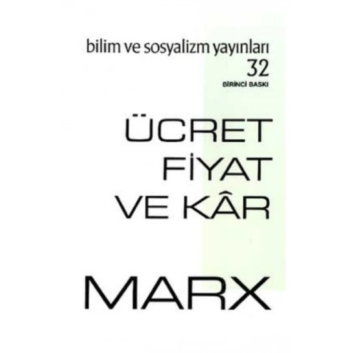 Ücret Fiyat Ve Kar