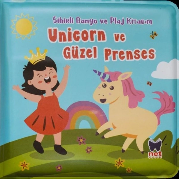 Unicorn Ve Güzel Prenses - Sihirli Banyo Ve Plaj Kitabım