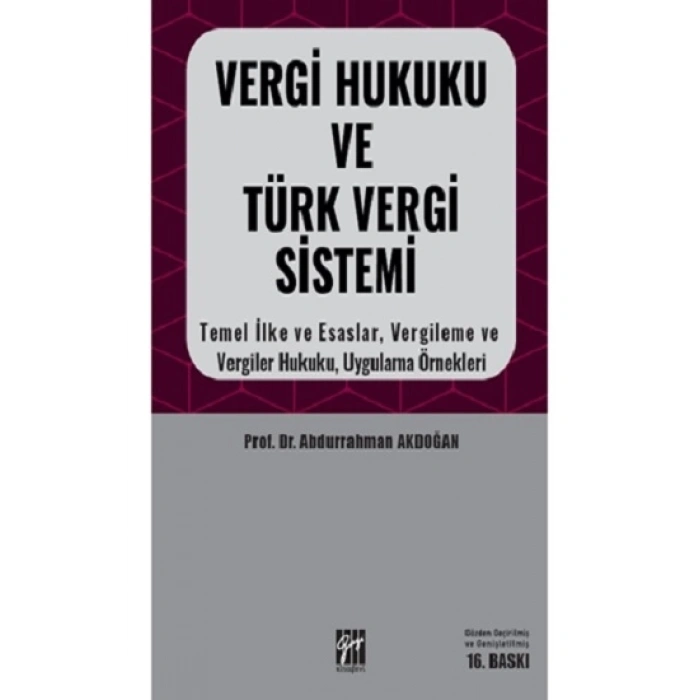 Vergi Hukuku Ve Türk Vergi Sistemi