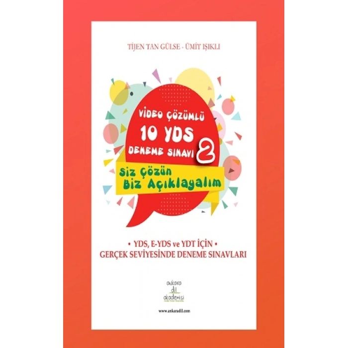 Video Çözümlü 10 Yds Deneme Sınavı - 2