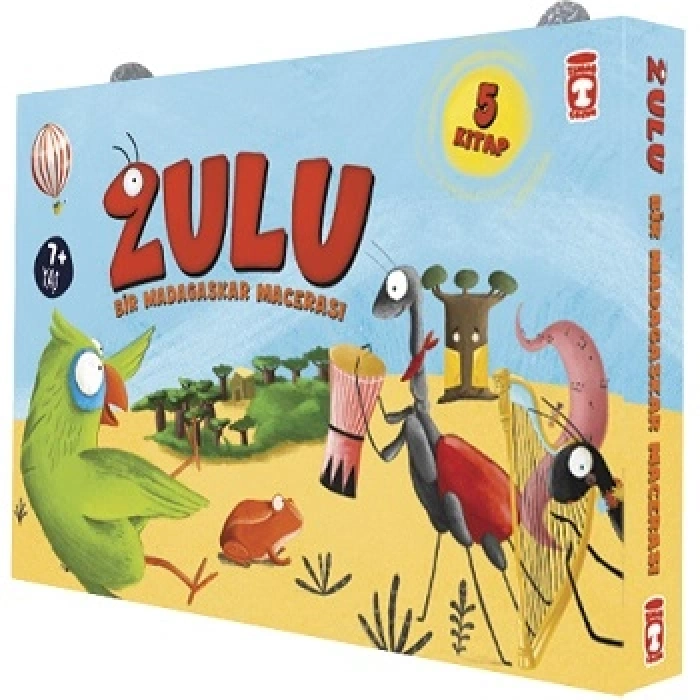 Zulu İle Bir Madagaskar Macerası - Set (5 Kitap)