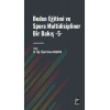 Beden Eğitimi Ve Spora Multidisipliner Bir Bakiş -5