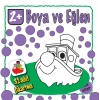 Boya Ve Eğlen Mor Kitap