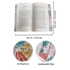 Yaprak Desenli Ayarlanabilir Kitap Kılıfı