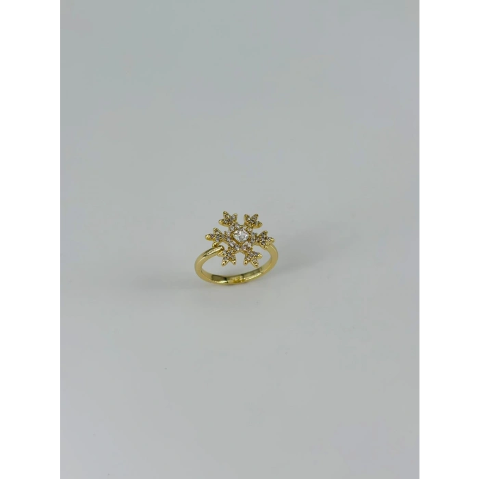 14 K Gold Kaplama Zirkon Taşlı Yüzük