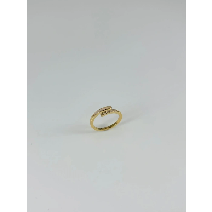 14 K Gold Kaplama Zirkon Taşlı Yüzük