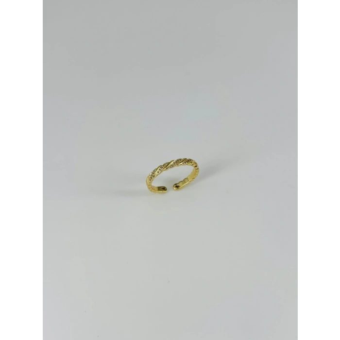14 K Gold Kaplama Zirkon Taşlı Yüzük