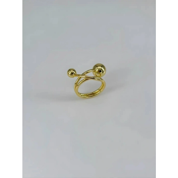 14 K Gold Kaplamalı Yüzük