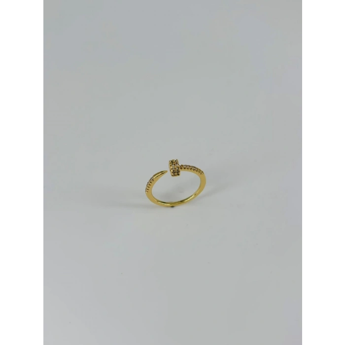 14 K Gold Zirkon Taşlı Yüzük