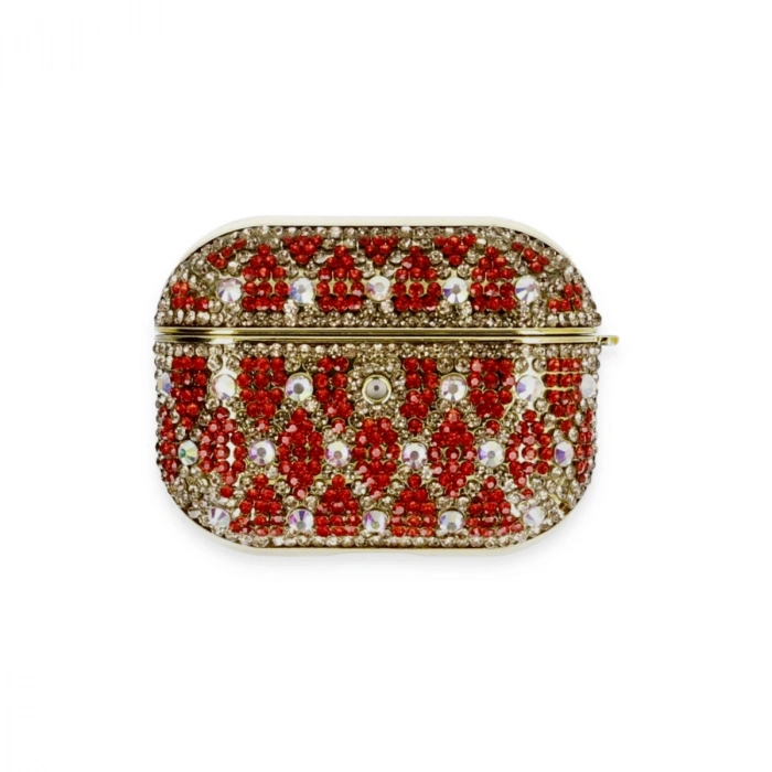 Airpods Pro 2 (2.nesil) Klor Taşlı Kılıf - Desen 1