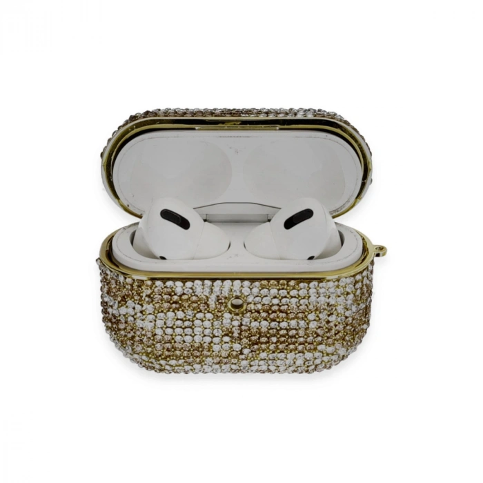 Airpods Pro 2 (2.nesil) Klor Taşlı Kılıf - Desen 6