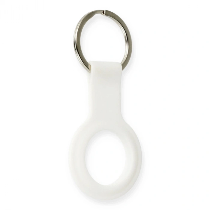 Airtag Silikon Kılıf - Beyaz