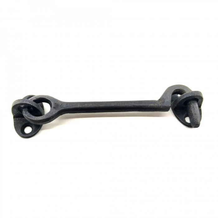 Antika Tarz Dekoratif Pirinç  Çengeli - 13cm, Oksit