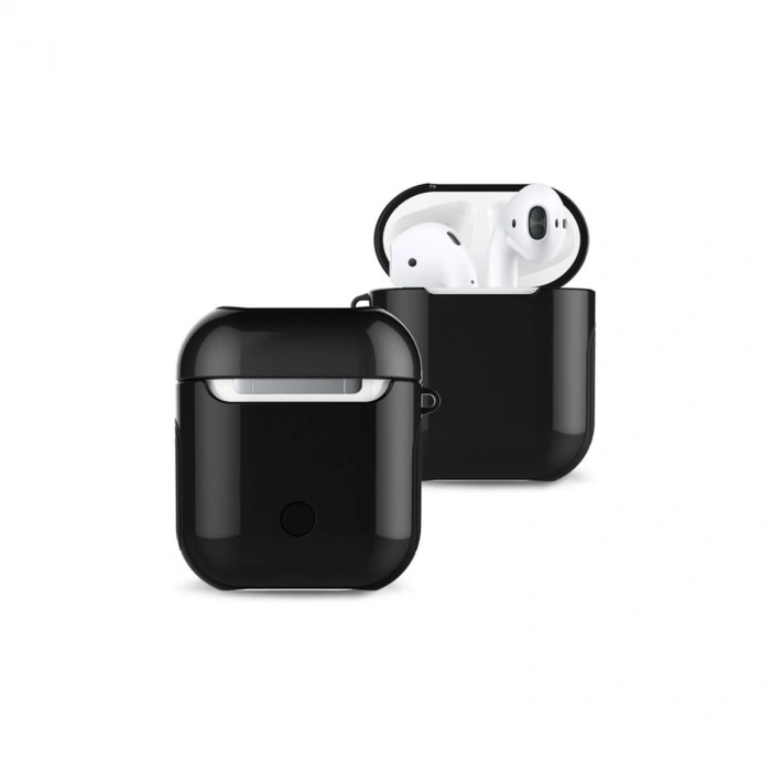 Apple Airpods 2 (2.nesil) 3in1 Kılıf - Siyah