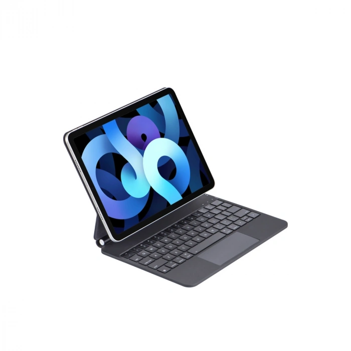 Apple İpad Pro 11 (2022) Kılıf X7 Magic Manyetik Klavyeli Tablet Kılıfı - Siyah