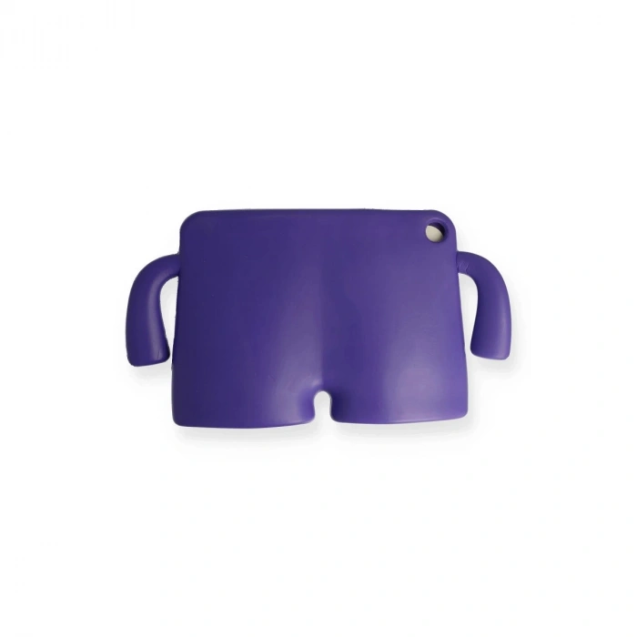 Apple İpad Pro 13 (2024) Karakter Tablet Silikon - Mor