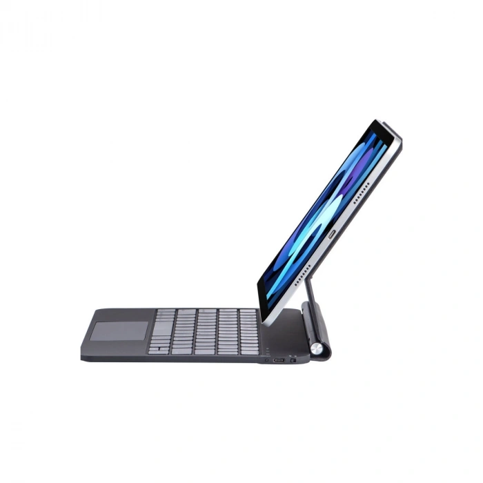 Apple İpad Pro 13 (2024) Kılıf X9p Magic Manyetik Klavyeli Tablet Kılıfı - Siyah
