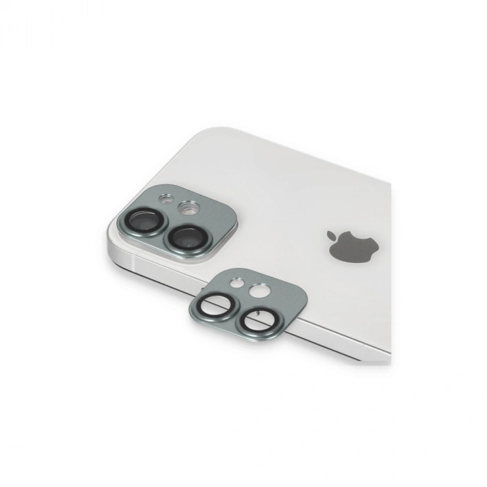 Apple İphone 11 Pers Alüminyum Kamera Lens - Yeşil