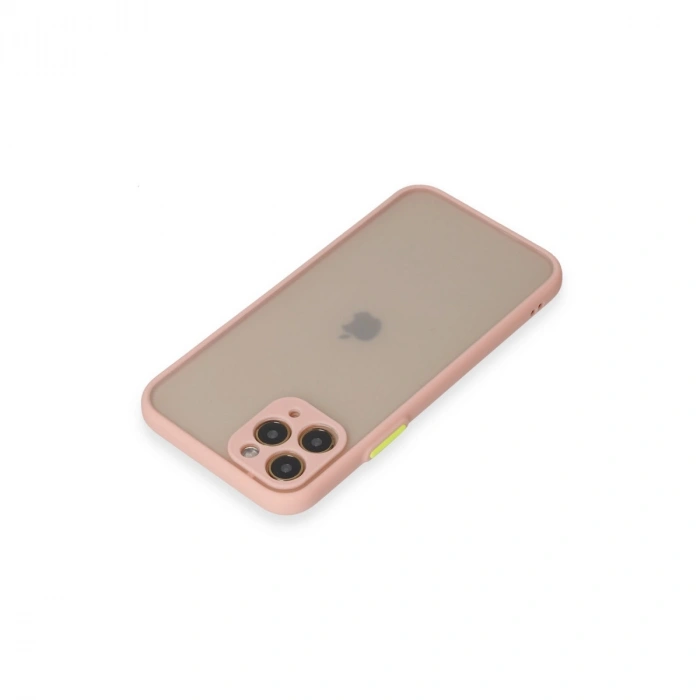 Apple İphone 11 Pro Kılıf Montreal Silikon Kapak - Pembe