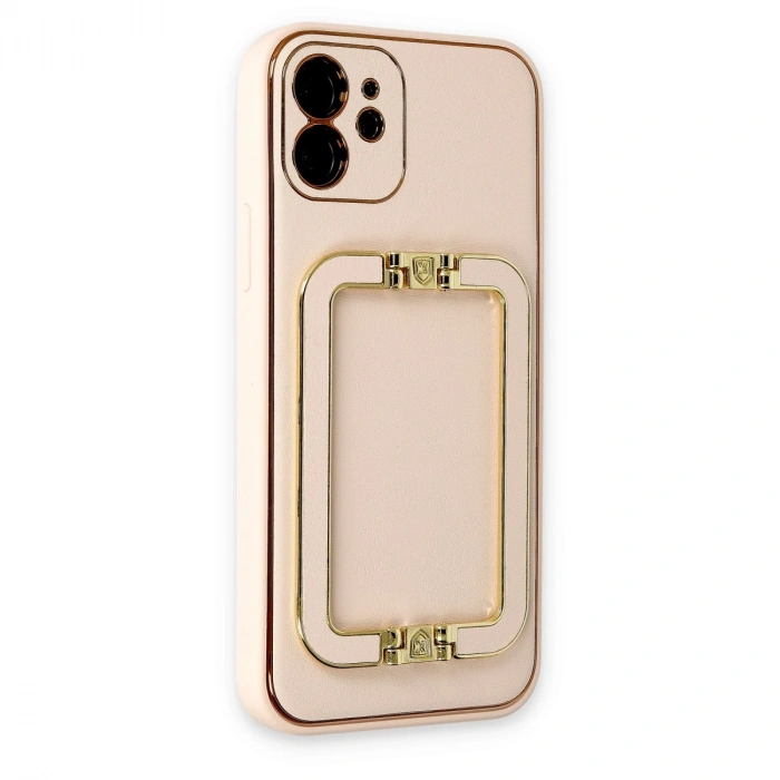 Apple İphone 12 Kılıf Coco Elit Kapak - Gold