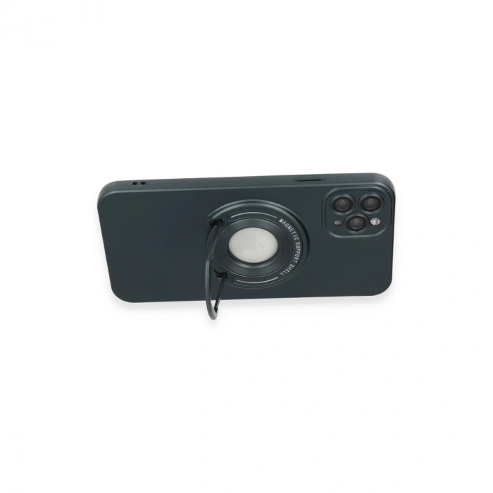 Apple İphone 12 Pro Kılıf Lukka Magneticsafe Kapak - Koyu Yeşil