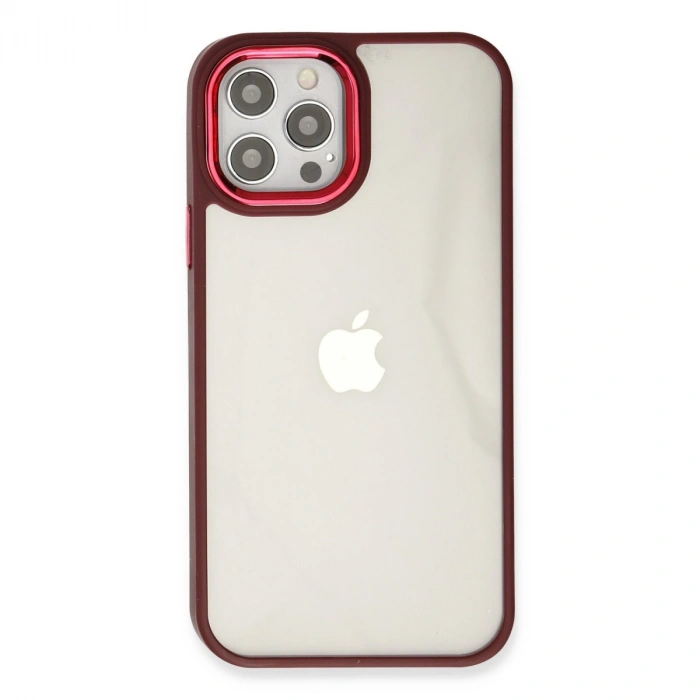 Apple İphone 12 Pro Max Kılıf Dora Kapak - Kırmızı