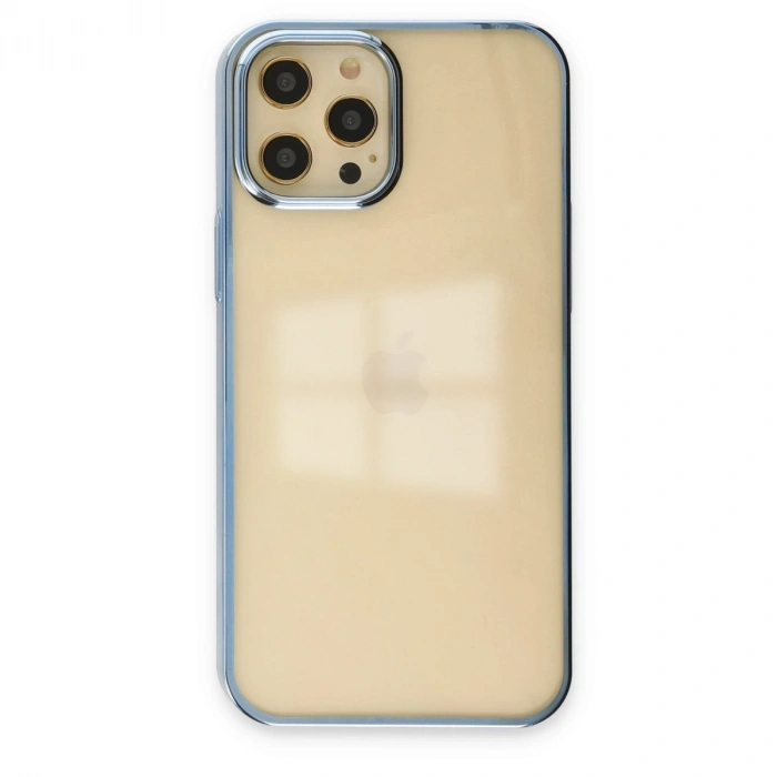 Apple İphone 12 Pro Max Kılıf Element Silikon - Mavi