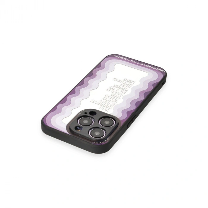 Apple İphone 12 Pro Max Kılıf Mirror Desenli Kapak - Mirror - 5