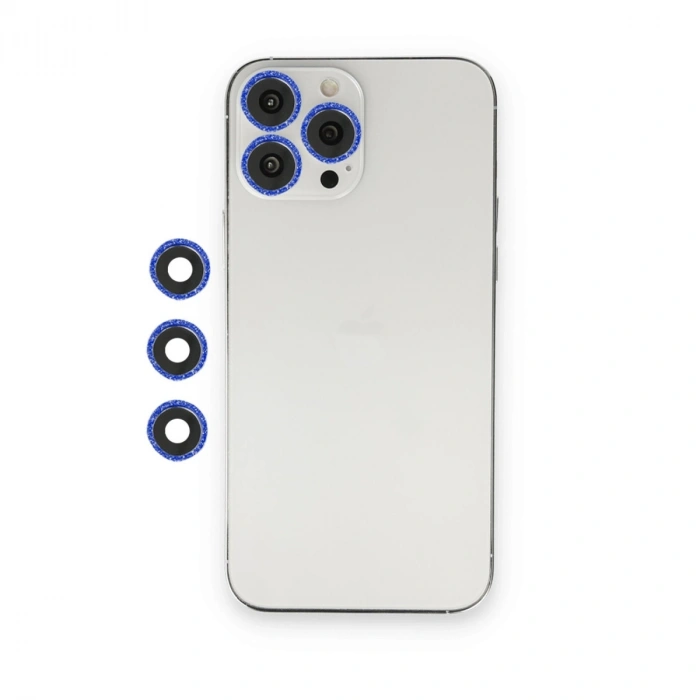 Apple İphone 12 Pro Max Shine Kamera Lens - Lacivert