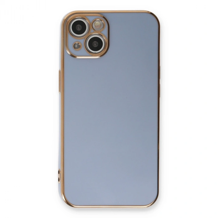 Apple İphone 13 Kılıf Volet Silikon - Mavi