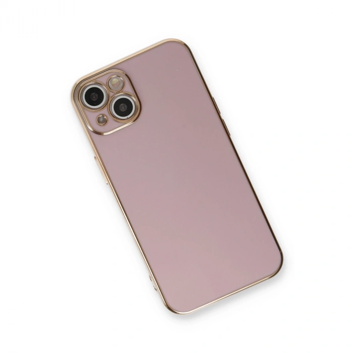 Apple İphone 13 Kılıf Volet Silikon - Mor