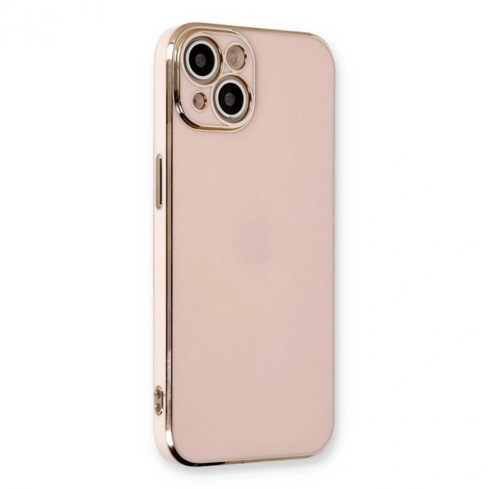 Apple İphone 13 Kılıf Volet Silikon - Pembe