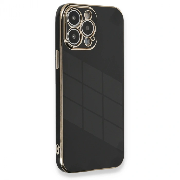 Apple İphone 13 Pro Kılıf Volet Silikon - Siyah