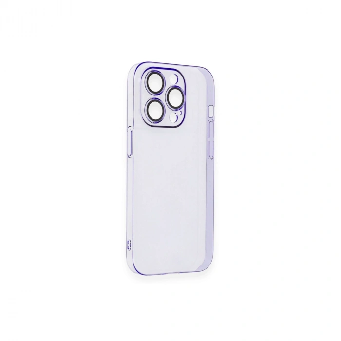 Apple İphone 13 Pro Max Kılıf Armada Lensli Kapak - Lila