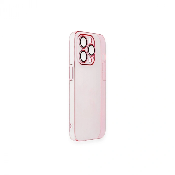 Apple İphone 13 Pro Max Kılıf Armada Lensli Kapak - Rose Gold