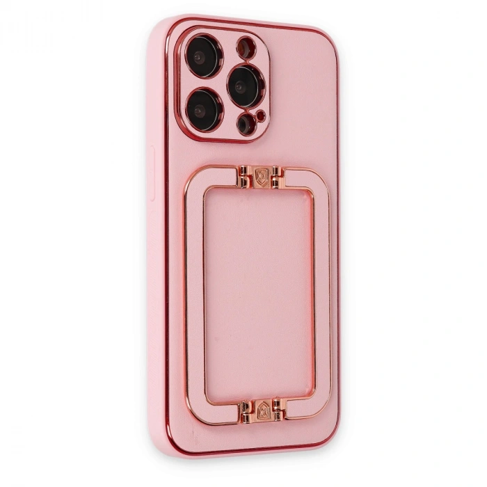 Apple İphone 13 Pro Max Kılıf Coco Elit Kapak - Pembe
