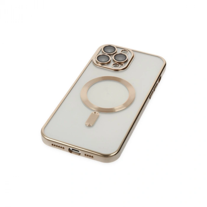Apple İphone 13 Pro Max Kılıf Kross Magneticsafe Kapak - Gold