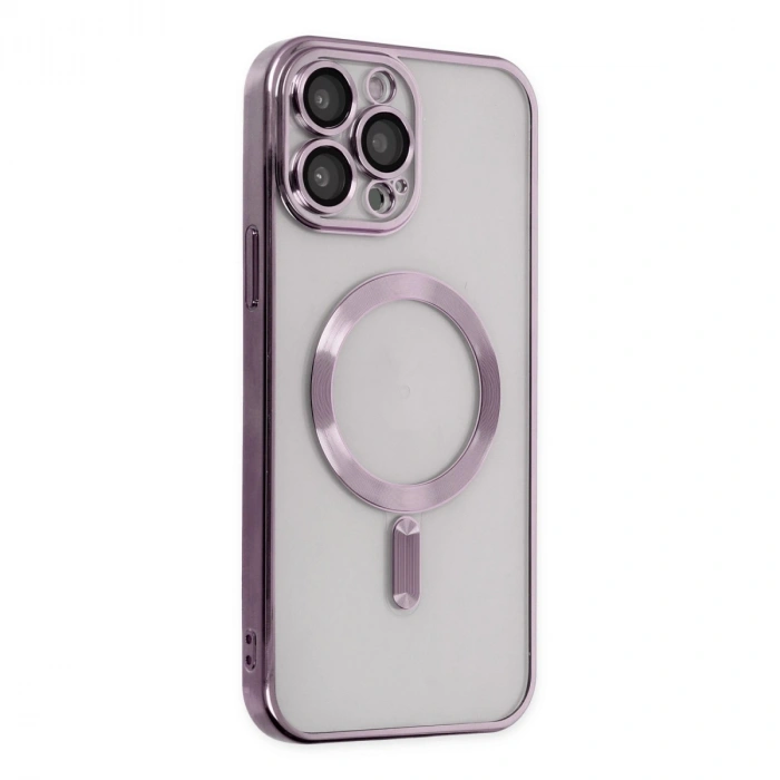 Apple İphone 13 Pro Max Kılıf Kross Magneticsafe Kapak - Mor